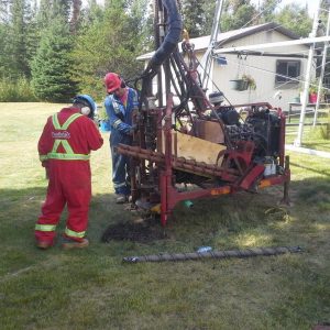Geotechnical Investigations-Ranger Drill Airlifted to Site